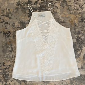 Wayf lace crisscross tank